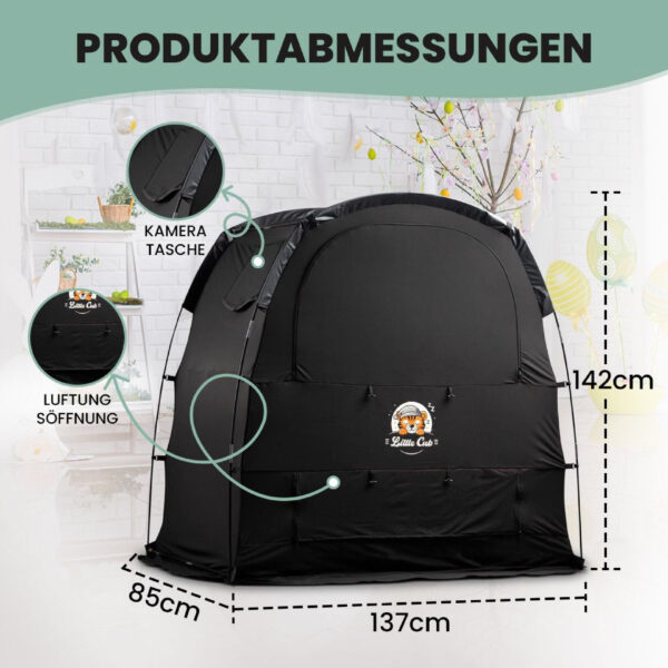 Abmessungen der Tigerhütte von LittleCub